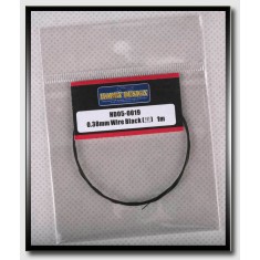 Wire - Black (Diameter: 0.38mm, Length: 1 meter)