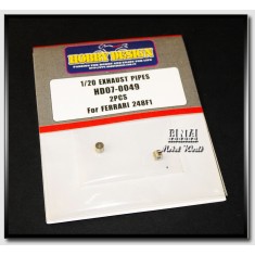 1/20 Exhaust Pipes for Ferrari 248F1 (2pcs)