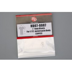 1/12 1mm Rivets for Motorcycle Body