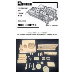 1/35 M106 Mortar Interior Conversion Set for Academy M113 kits