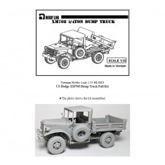 1/35 US Dodge XM708 3/4 ton Dump Truck Full Resin kit