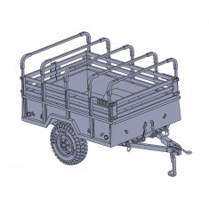 1/35 Vietnam War M101/M101A1 Trailer