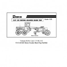1/35 US CAT 12E Motor Grader Hard Top Full Resin kit