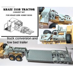 1/35 Kraz Tractor and Trailer Conversion Set for Hobby Boss Kraz 255B kits