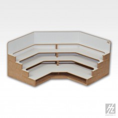 Corner Bottles Module (Dimensions: 30cm x 30cm x 15 cm)