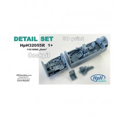 1/32 Nakajima B5N2 KATE Torpedo Bomber Cockpit set for HPH-32055 (3D print)