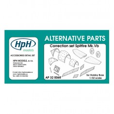 1/32 Supermarine Spitfire Mk.Vb Correction Set for Hobby Boss kit