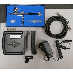 Portable Mini Air Compressor with Airbrush