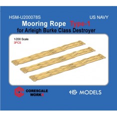 1/200 Arleigh Burke Class Moooring Rope Type #1 (3pcs)