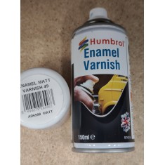 Enamel Varnish Spray Paint - No.49 Matt (150ml)