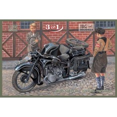 1/35 BMW R12 with Sidecar - Civilian Versions (3 in 1)