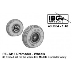 1/48 PZL M18 Dromader Wheels 3D Printed Set for IBG kits