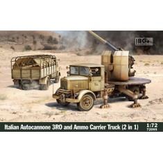 1/72 Italian Autocannonce 3Ro and Ammo Carrier Truck (2in1)