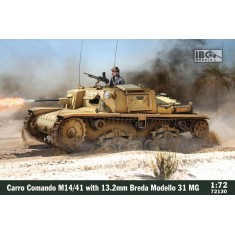 1/72 Carro Comando M14/41 with 13.2mm Breda Modello 31 MG
