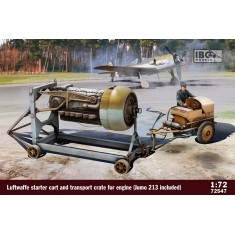 1/72 Luftwaffe Starter Cart and Transport Crate for Engine