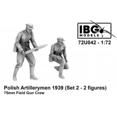 1/72 Polish Artillerymen - 75mm Field Gun Crew Set #2 (2 figures)