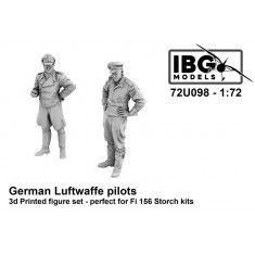 1/72 German Luftwaffe Pilots for Fieseler Fi 156 Storch (2 Figures)