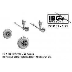 1/72 Fieseler Fi 156 Storch Wheels for IBG Kit