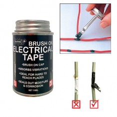 Black Brush On Electrical Tape Black 118ml