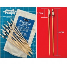 Alligator Clips (10pcs, L: 18cm each)