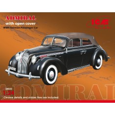 1/24 WWII German Admiral Cabriolet w/open cover