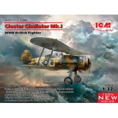 1/32 WWII British Fighter Gloster Gladiator Mk.I