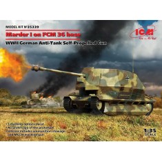 1/35 WWII German Marder I on FCM 36 Base Anti-Tank Self-Propelled Gun