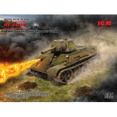 1/35 WWII Soviet Flamethrower Tank OT-34/76