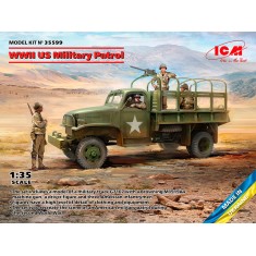 1/35 WWII US Military Patrol G7107 with MG M1919A4