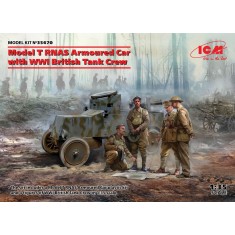 1/35 Model T RNAS Armoured Car with British Tank Crew, Romanian Front Summer 1916