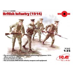 1/35 WWI British Infantry 1914 (4 Figures)