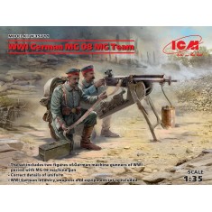 1/35 WWI German MG08 MG Team (2 figures)