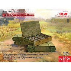 1/35 RS-132 Ammunition Boxes (4 boxes and 16 shells)