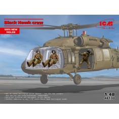 1/48 UH-60 Black Hawk Helicopter Crew (3 Figures)