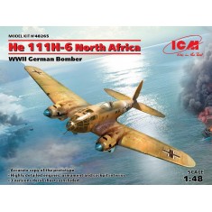 1/48 WWII German Bomber Heinkel He 111H-6 North Africa