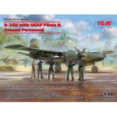 1/48 USAF B-26K with Pilots & Ground Personnel After 1950