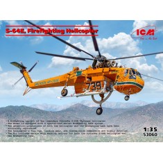 1/35 Sikorsky S-64E Skycrane Firefighting Helicopter with Water Tank
