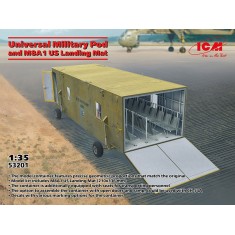 1/35 Universal Military Pod and M8A1 US Landing Mat