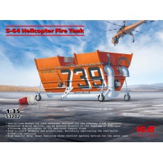 1/35 Modern S-64 Skycrane Helicopter Fire Tank