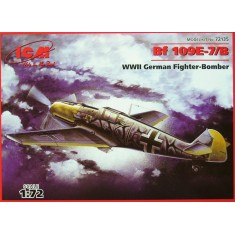 1/72 WWII German Fighter-Bomber Messerschmitt Bf 109E-7/B