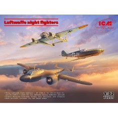 1/72 Luftwaffe Night Fighters:  Bf 109E-4, Do 17Z-10 Kauz II, Fw 189A-1