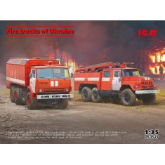 1/35 Fire Trucks of Ukraine: AC-40-137A Tank Truck, AR-2 Hose Truck