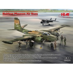 1/48 Nakhon Phanom Air Base - B-26K Counter Invader, O-2 Skymaster, Figures