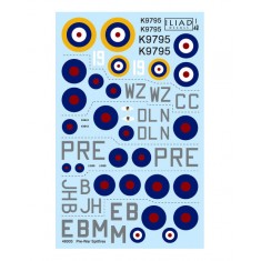 Decals for 1/48 Pre-war Supermarine Spitfire
