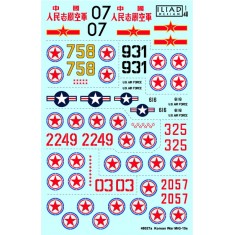 1/48 Korean War MiG-15s in North Korean and Chinese Markings Decals