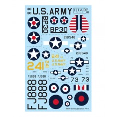 Decals for 1/48 Boeing PT-17 Stearman