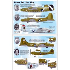 1/72 Stars in the Sky Decal - Jimmy Stewart, Clark Gable and more