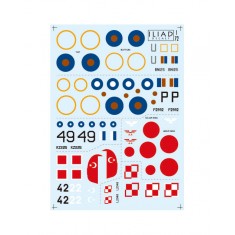 Decals for 1/72 Strange Hurricanes
