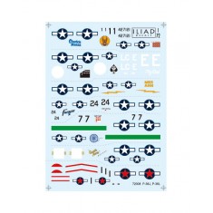 Decals for 1/72 Lockheed P-38J/L Lightning