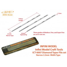 Diamond Taper File 3 Way System (2.5mm Narrow type)